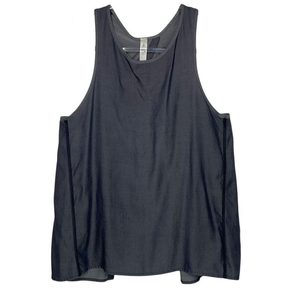 Lululemon Deep Navy All Tied Up Tank Top Tencel 4